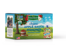 Load image into Gallery viewer, 12 pack - ORGANIC Unsweetened Apple Sauce Pouches