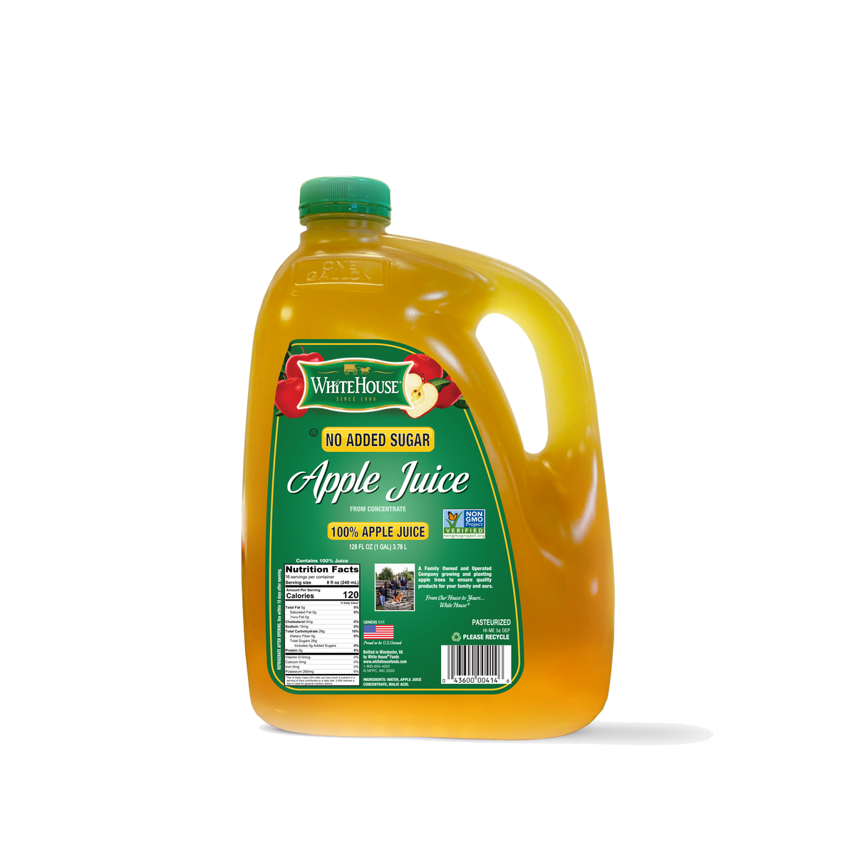 128oz Apple Juice White House Foods Official