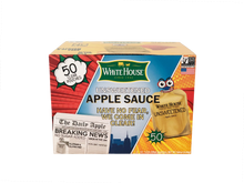 Load image into Gallery viewer, 50 Pack Unsweetened Apple Sauce Pouches
