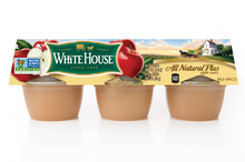 Load image into Gallery viewer, Natural Plus Apple Sauce 6pk Cups
