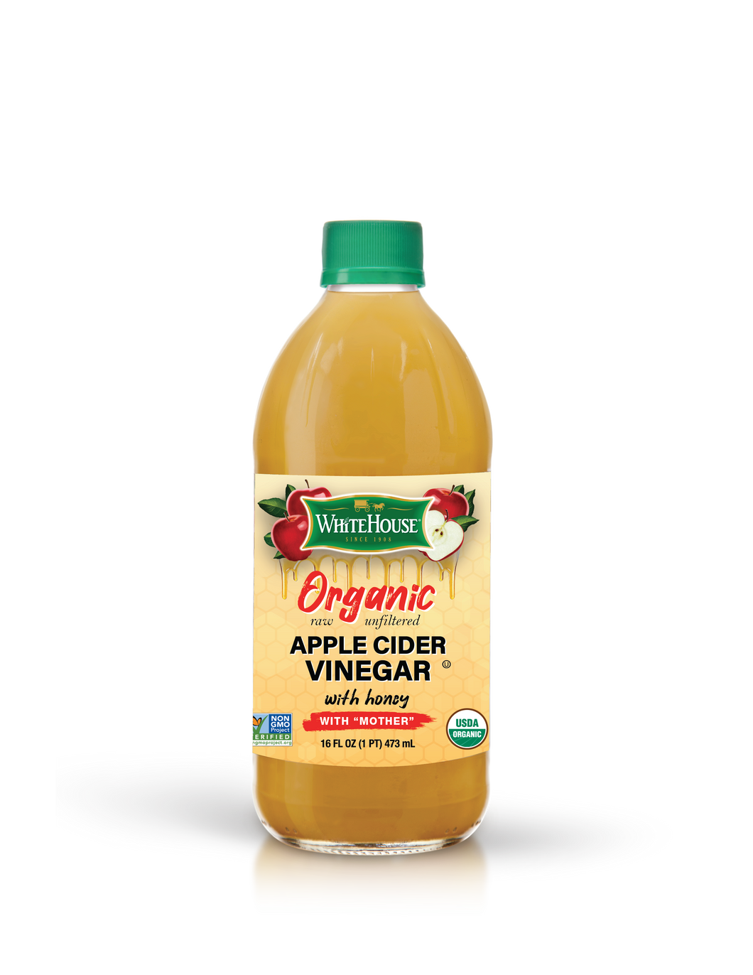 16oz Organic Apple Cider Vinegar with Honey