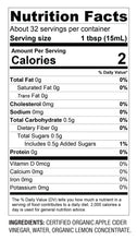 Load image into Gallery viewer, 16oz Organic Apple Cider Vinegar with Lemon
