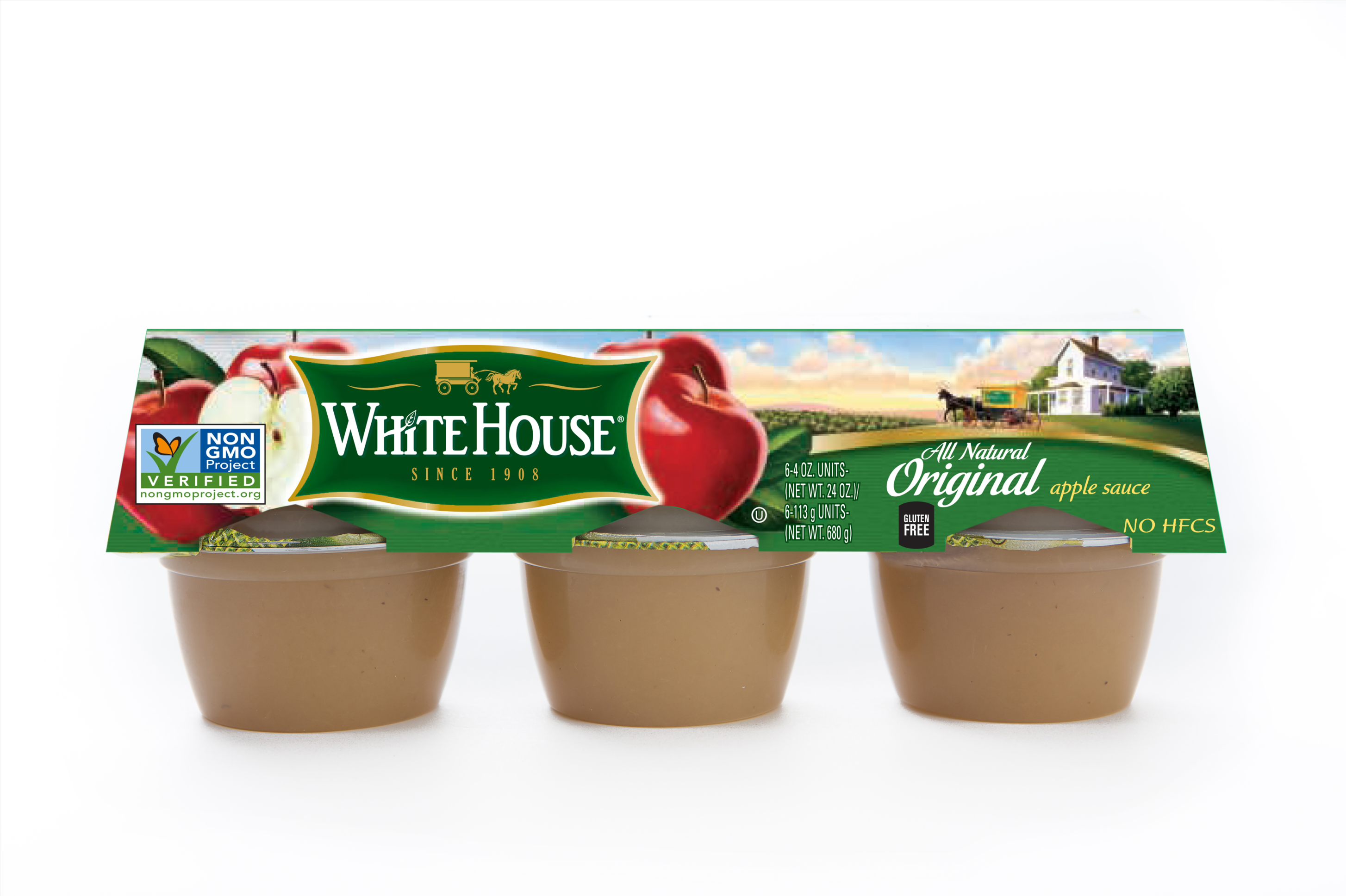 Apple - S'S shop Original Apple Sauce 6pk Cups – White House Foods Official