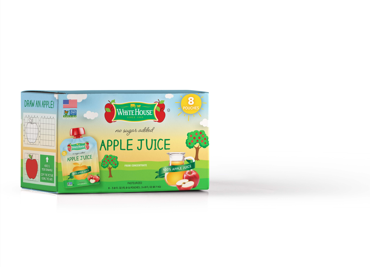 8 Pack - Apple Juice Pouches – White House Foods Official